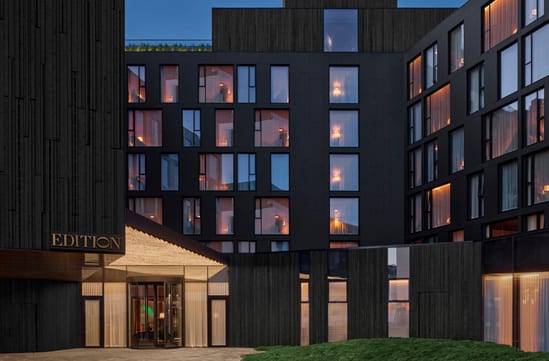 reykjavik edition hotel exterior in iceland