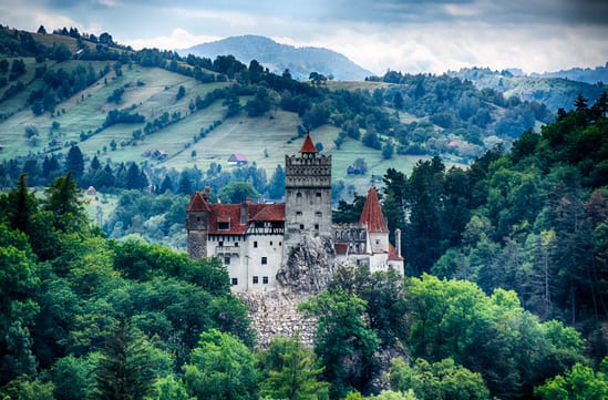 bran castle in transylvania in romania