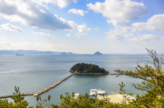 benesse house views naoshima island in japan