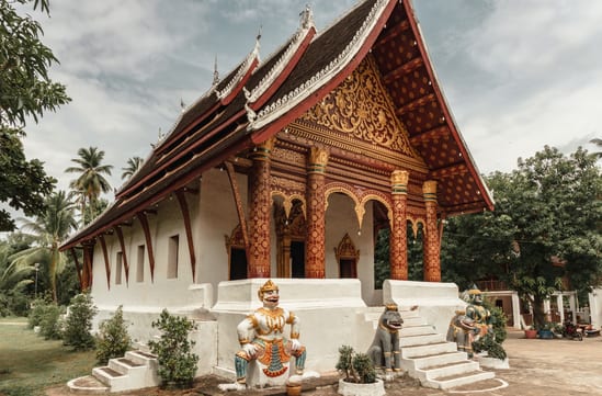 temples in luang prabang in laos