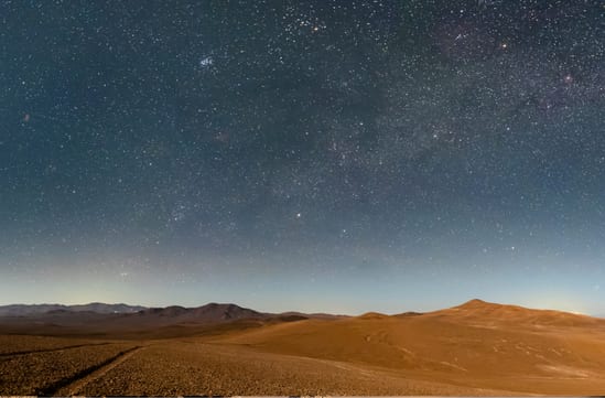 Chilean desert at night
