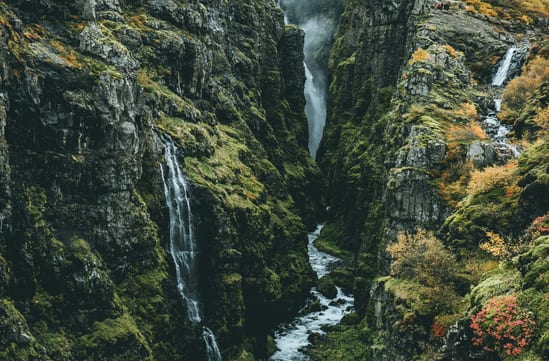 Glymur waterfall