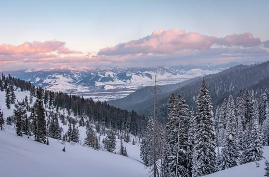 Jackson Hole in the winter