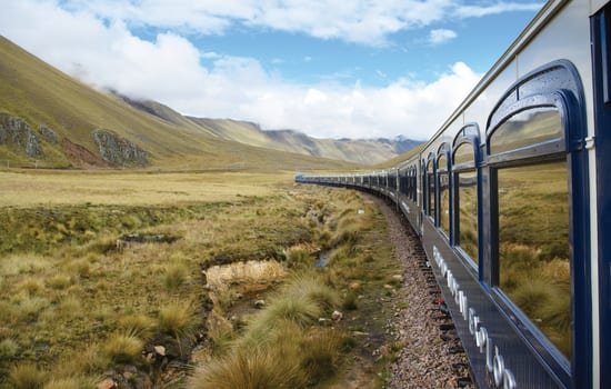 Belmond Andean Explorer train in Peru