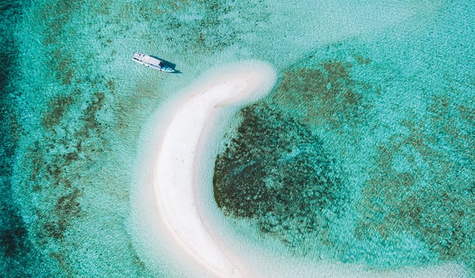 Indonesia beaches and blue sea