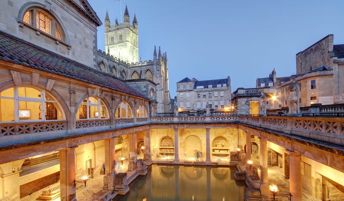 Roman baths in Bath