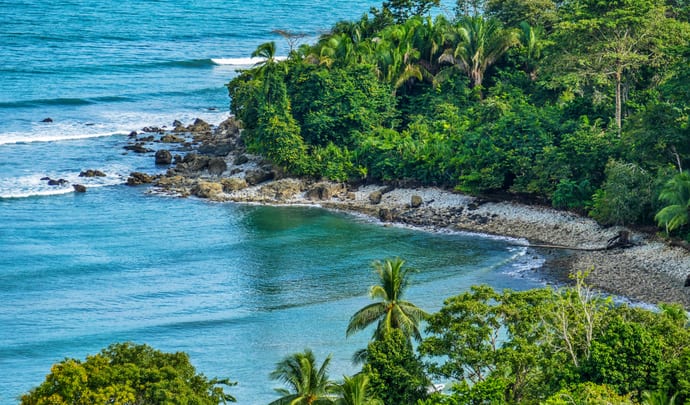 Puerto Jimenez in Osa Peninsula, Costa Rica