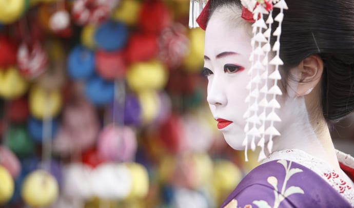 Geisha in Kyoto, Japan