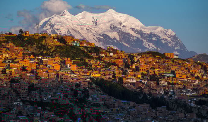 La Paz in Bolivia