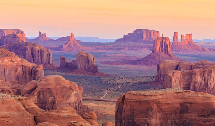 Hunts Mesa, Monument Valley, Arizona,