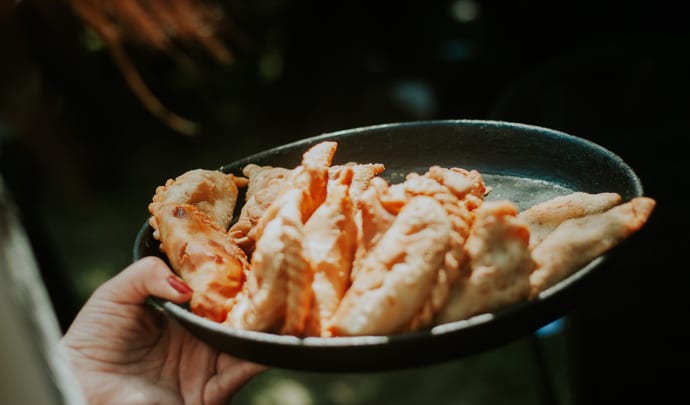 Empanada making in Argentina