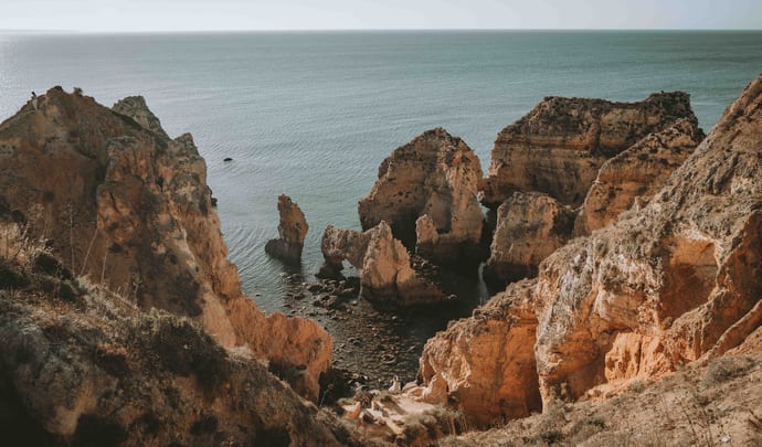 Beautiful bay in Portugal