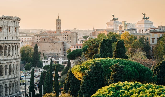 Rome at sunrise
