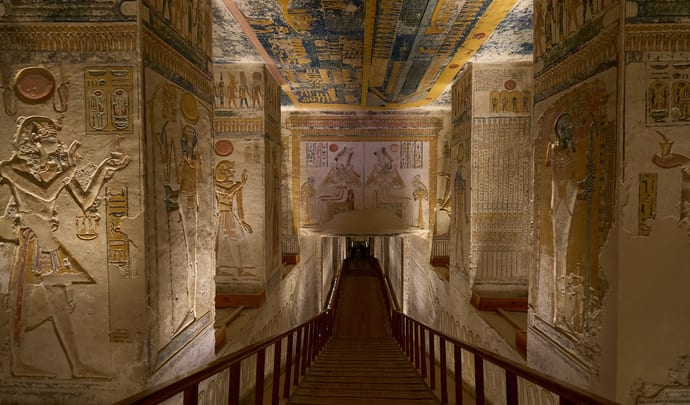 Valley of the Kings, Egypt inside tomb