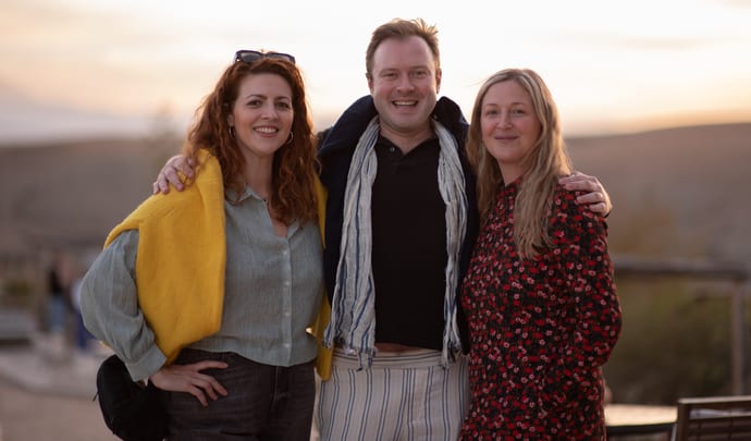 Alys, Brendan and Milla in Morocco 2024