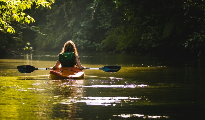 Family friendly kayaking in Costa Rica