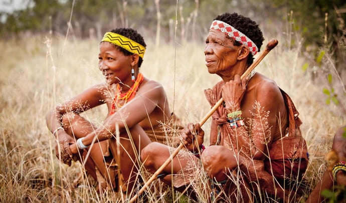 San Bushmen in Botswana