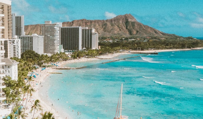 Catamaran on Oahu Hawaii