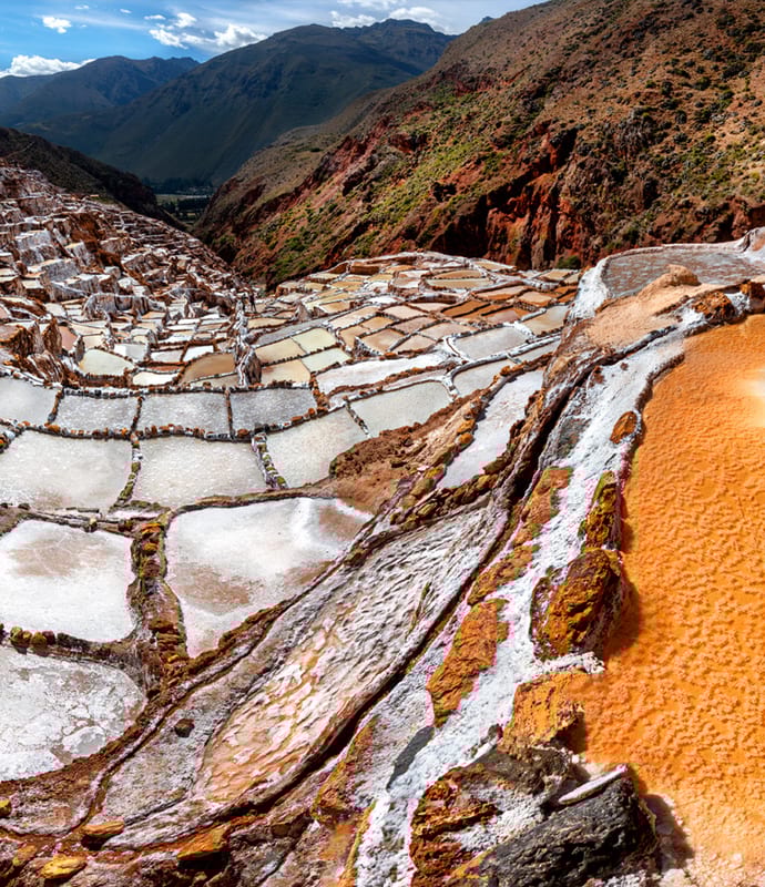 Maras salt pans in Peru