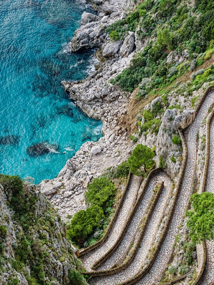 Via Krupp, Capri