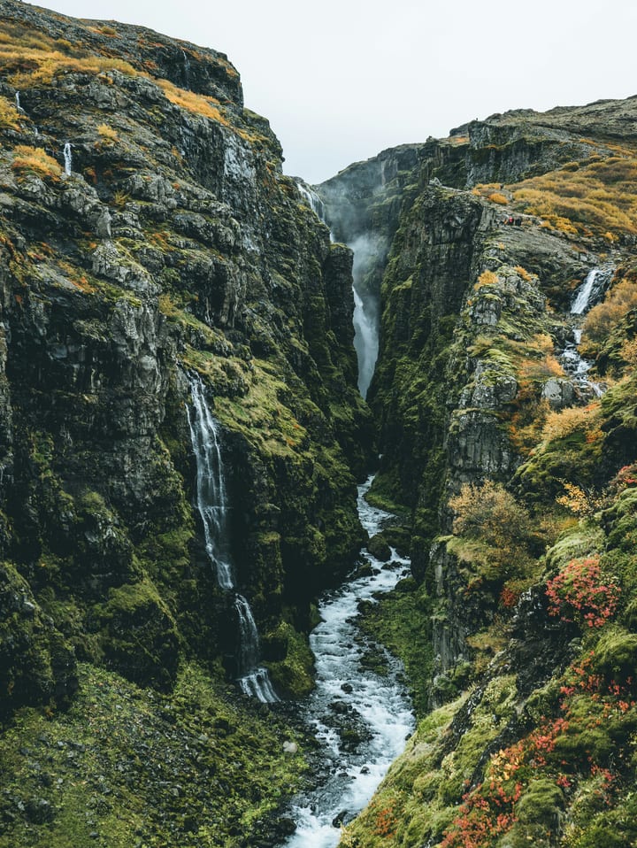 Glymur waterfall