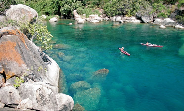 Kayaking Lake Malawi, Mozambique