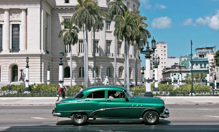 Havana vintage car in Cuba