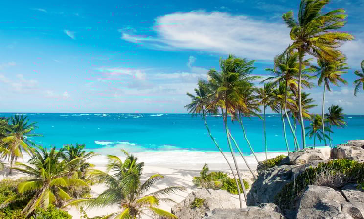 Luxury hotels along the beaches of Barbados