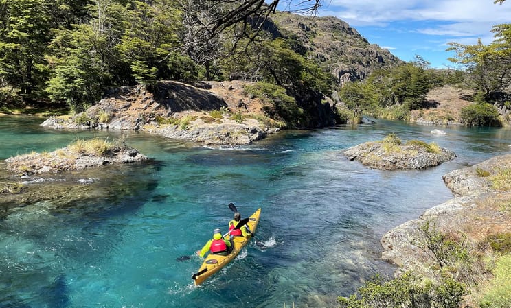 Kayak down the Cochrane River in Patagonia National Park