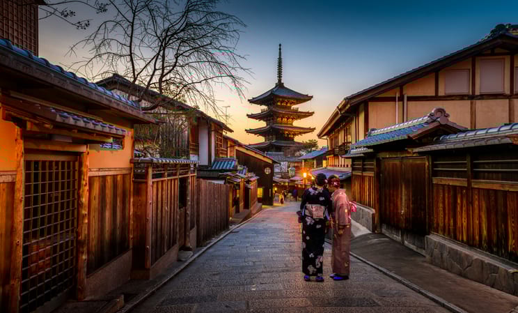 kyoto streets japan