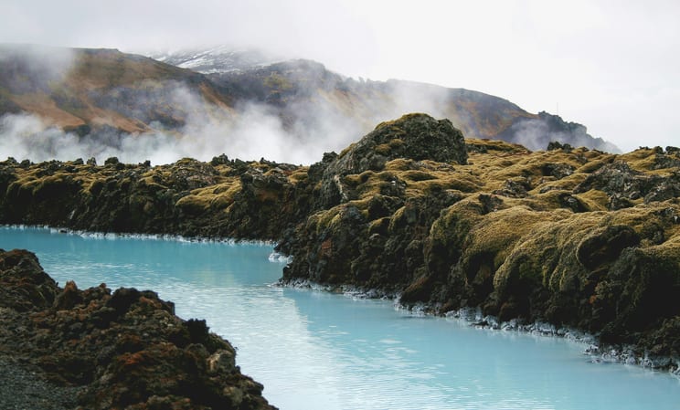 Blue lagoon in Iceland