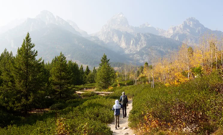 Family at Grand Teton National Park