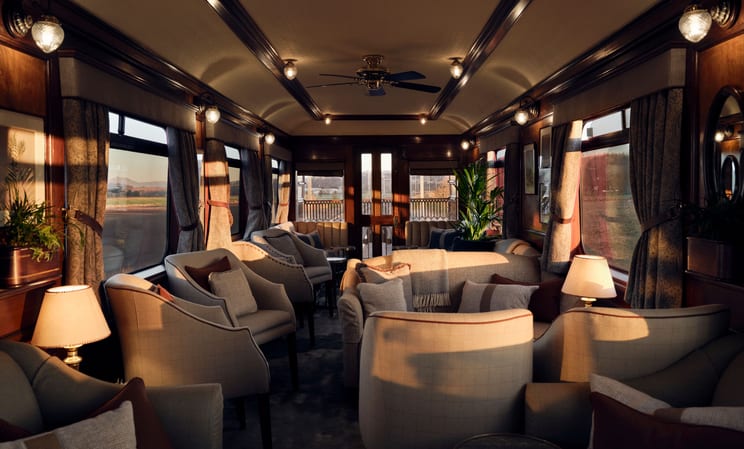 Royal Scotsman luxury train lounge