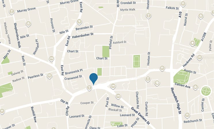 London Black Tomato map