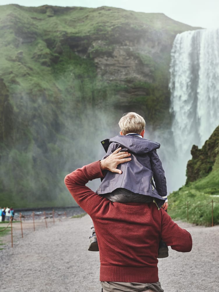 Family in Iceland