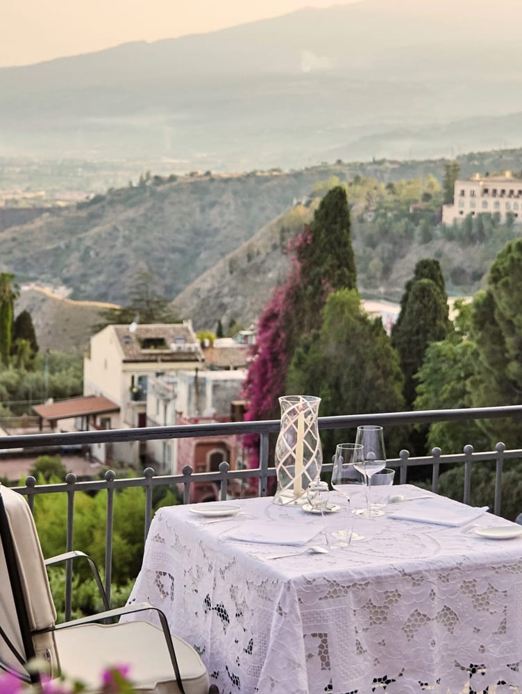 Grand Hotel Timeo al-fresco dining