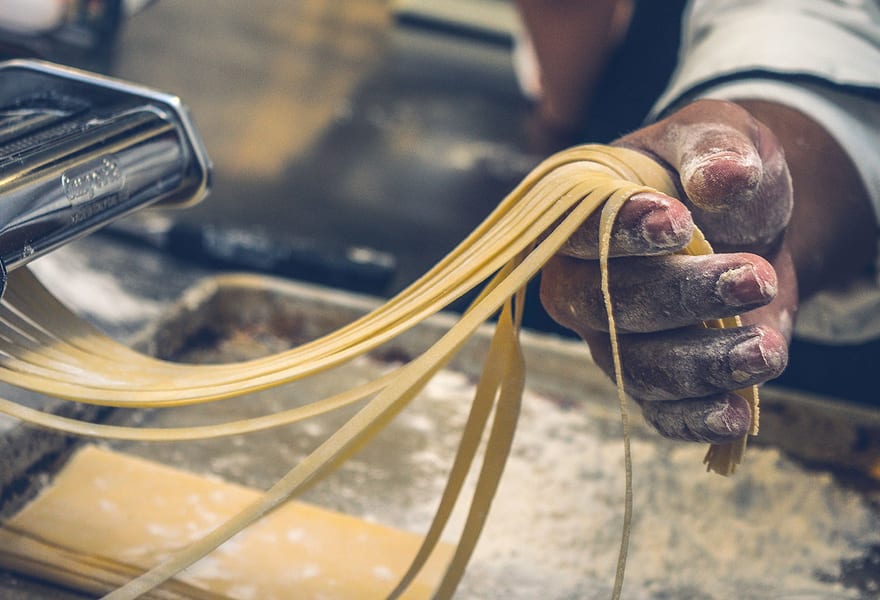 Pasta making in Rome