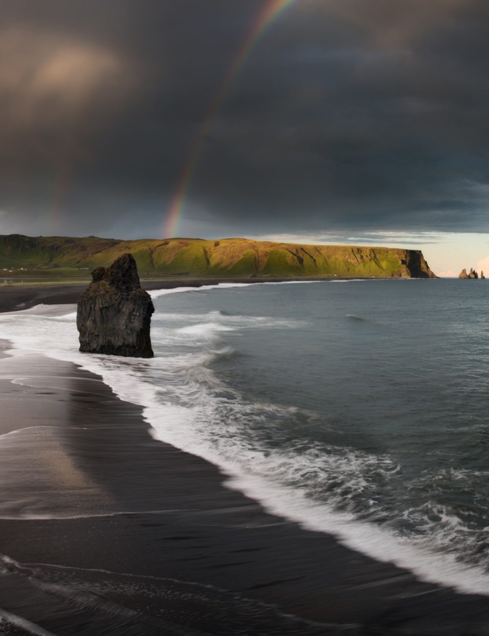 Iceland's black sand beaches