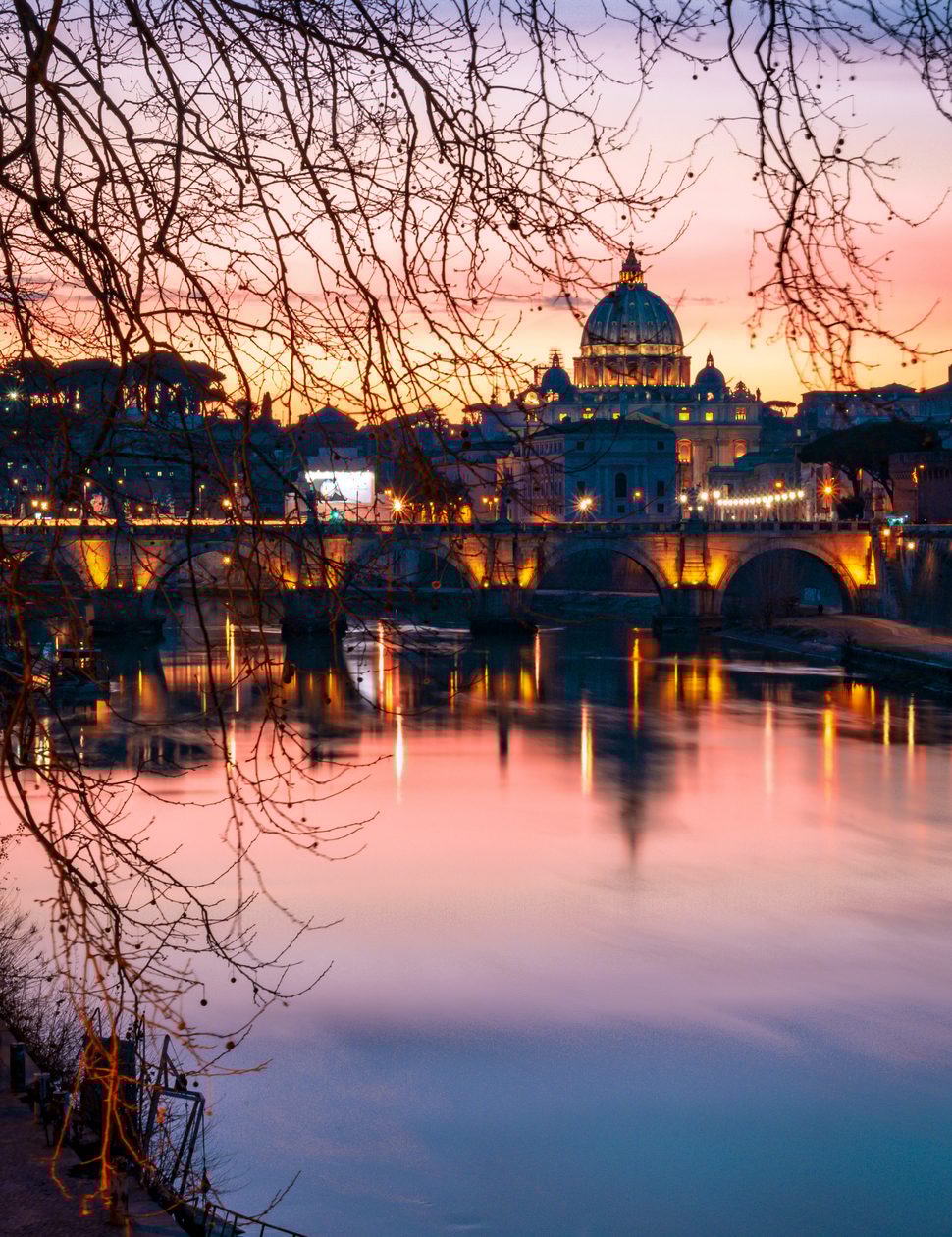 Rome at night