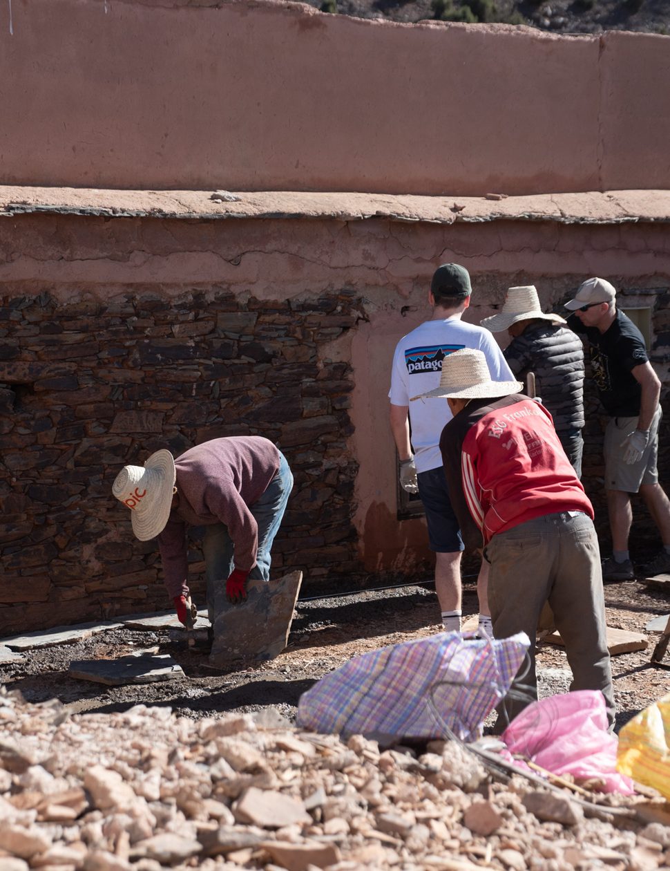 volunteering in the atlas mountains in morocco