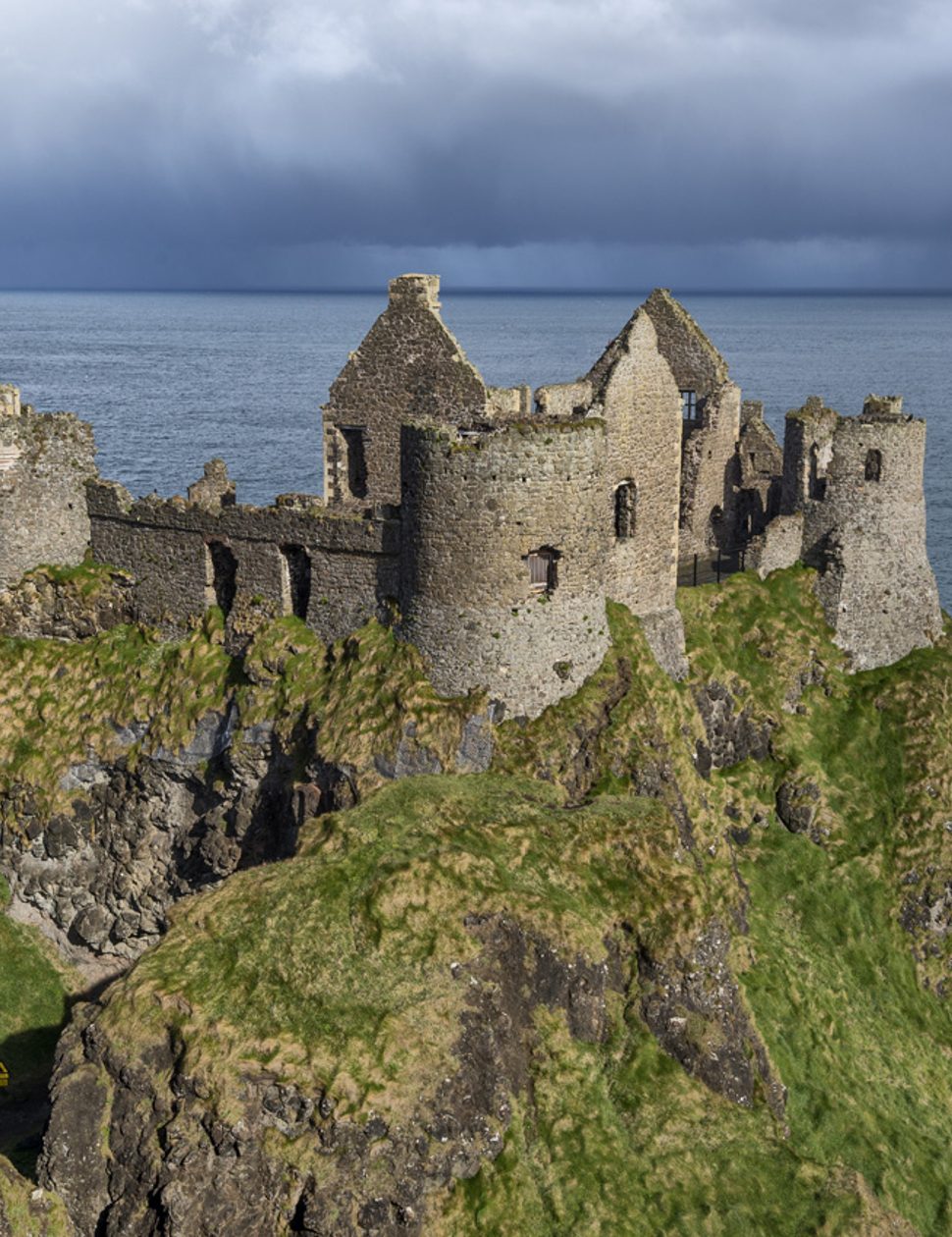 Dunluce castle in ireland