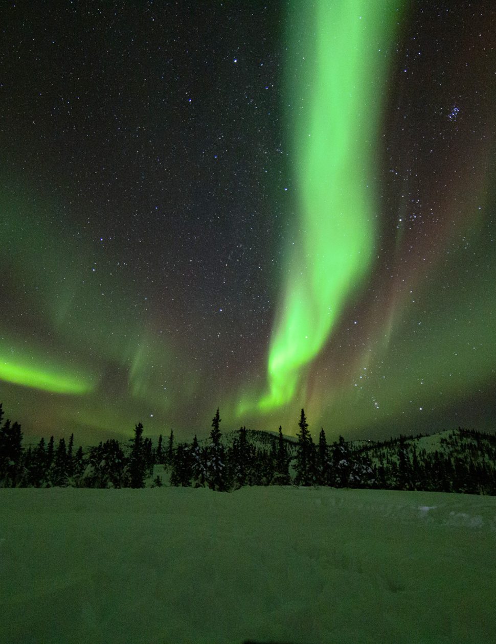 Northern lights in Alaska