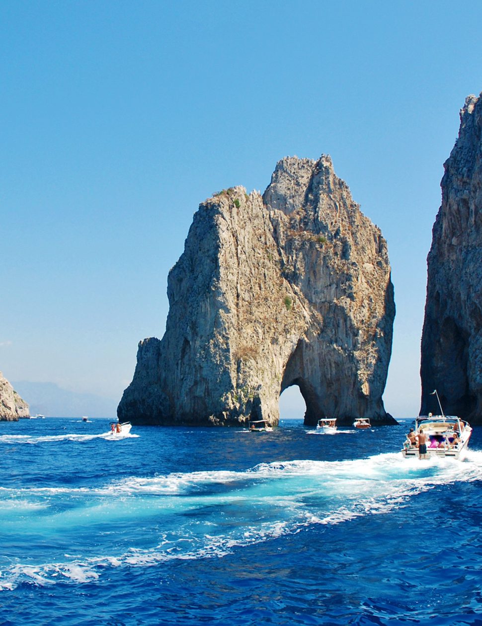 Sea boat in Capri