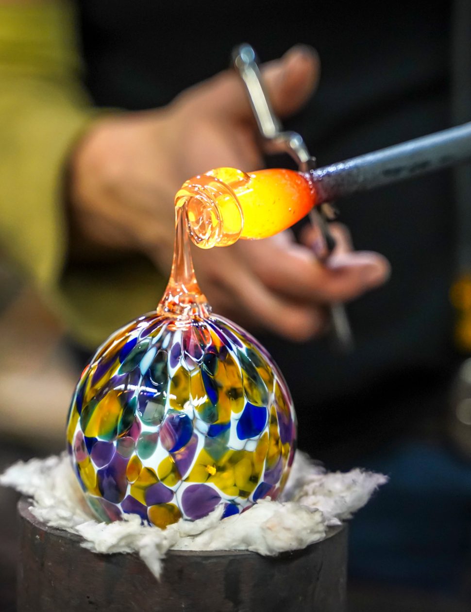 Glass blowing in Murano, Venice