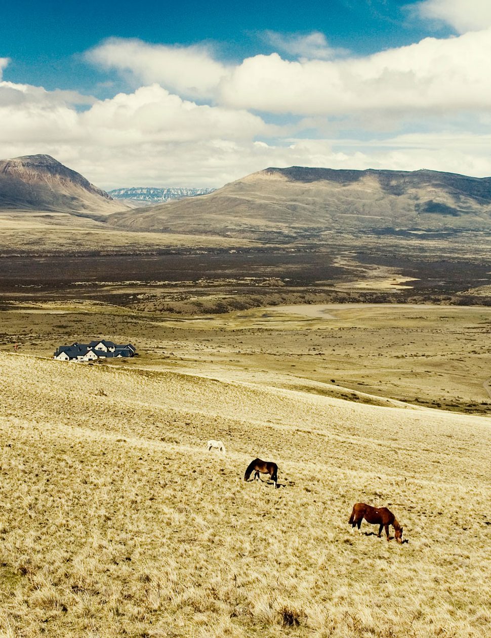 Horse riding around Eolo