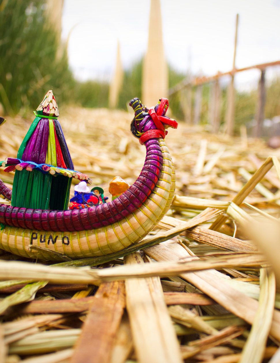 Lake Titicaca floating island