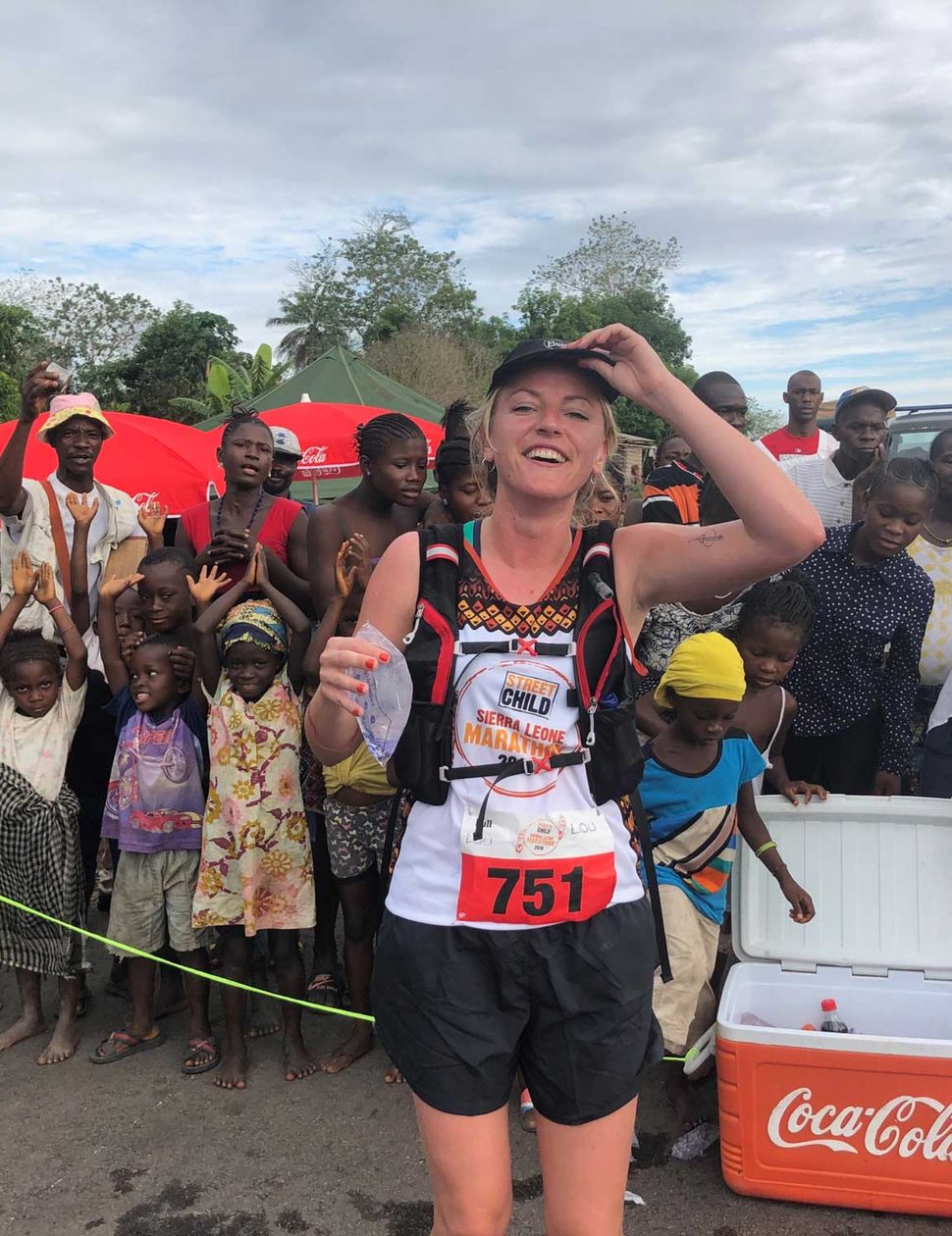 Louise Sierra Leone marathon