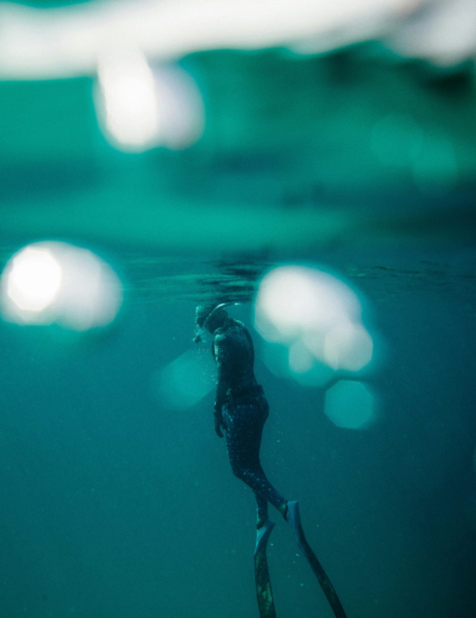 Person snorkelling in Panama
