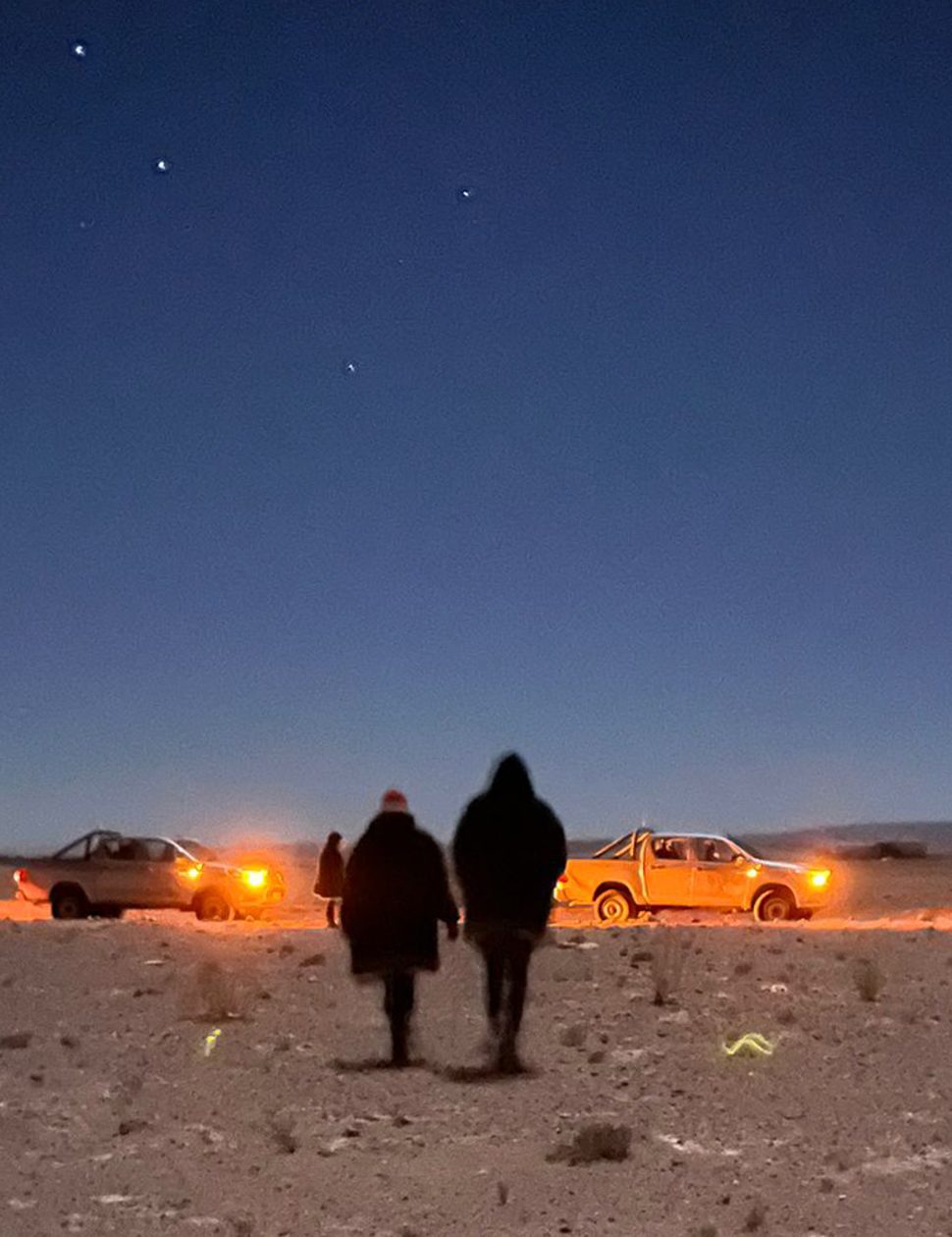 atacama desert at night in chile