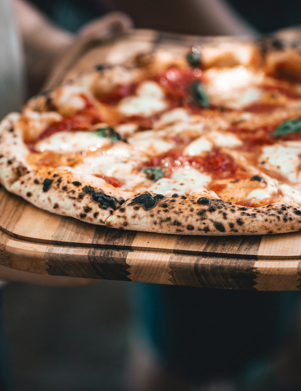 pizza in tuscany in italy